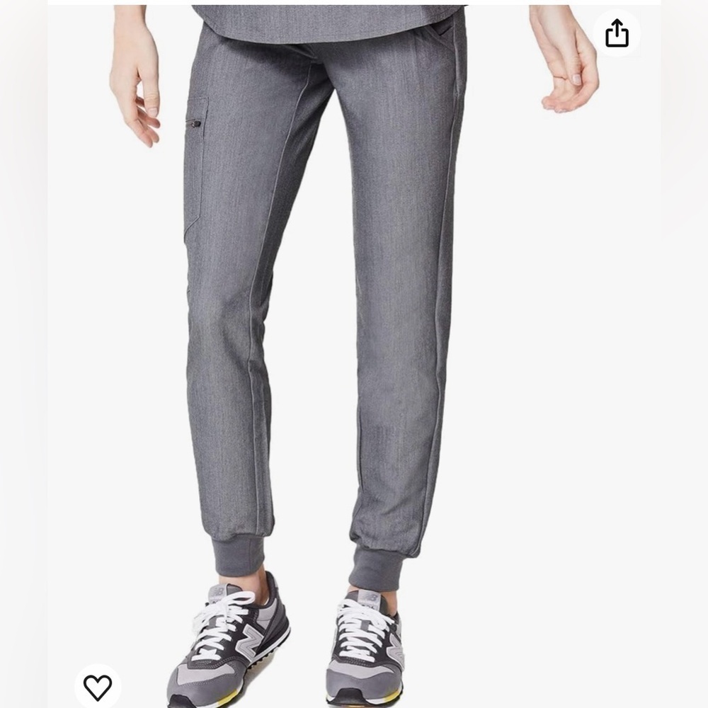 FIGS Zamora Graphite Scrub Pants Jogger Size S PO1670